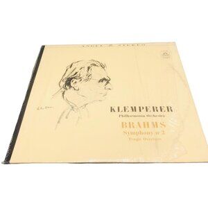 Klemperer Philharmonia Orchestra Brahms Symphony No. 2 Tragic vinyl record READ